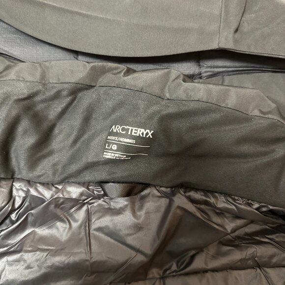 Men's Arcteryx Macai goose down Logo waterproof warm hooded ski down jacket - Picture 5 of 10